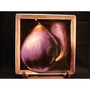 Fruit Gallery / Jay Mercado- Certified‎ Int Corp DINNER PLATE 11.5" Square FIG